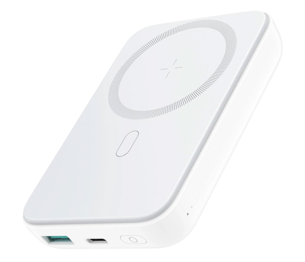 JoyRoom Powerbank 10000mAh 20W MagSafe + kabel USB-C 0.25m biały - 1257691 - zdjęcie